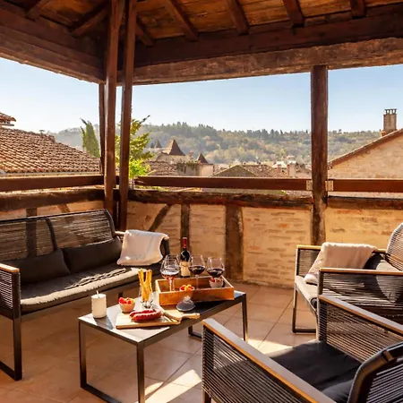 דירה Le Soleilho Del Roy, Vue Exceptionnelle, Terrasse, Clim, Coeur De Figeac, 6 Pers *
