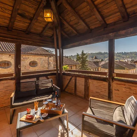 דירה Le Soleilho Del Roy, Vue Exceptionnelle, Terrasse, Clim, Coeur De Figeac, 6 Pers פיג'אק