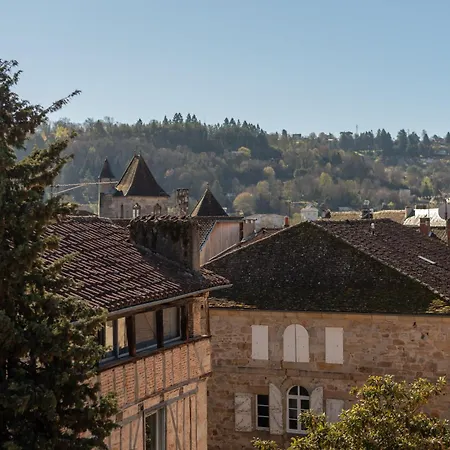 Le Soleilho Del Roy, Vue Exceptionnelle, Terrasse, Clim, Coeur De Figeac, 6 Pers פיג'אק