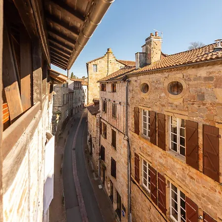 Appartement Le Soleilho Del Roy, Vue Exceptionnelle, Terrasse, Clim, Coeur De Figeac, 6 Pers